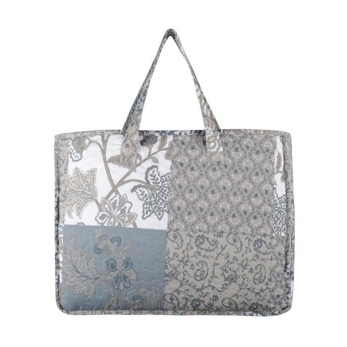 Boutis 240x260 avec 2 taies et sac Darjeeling taupe Beige