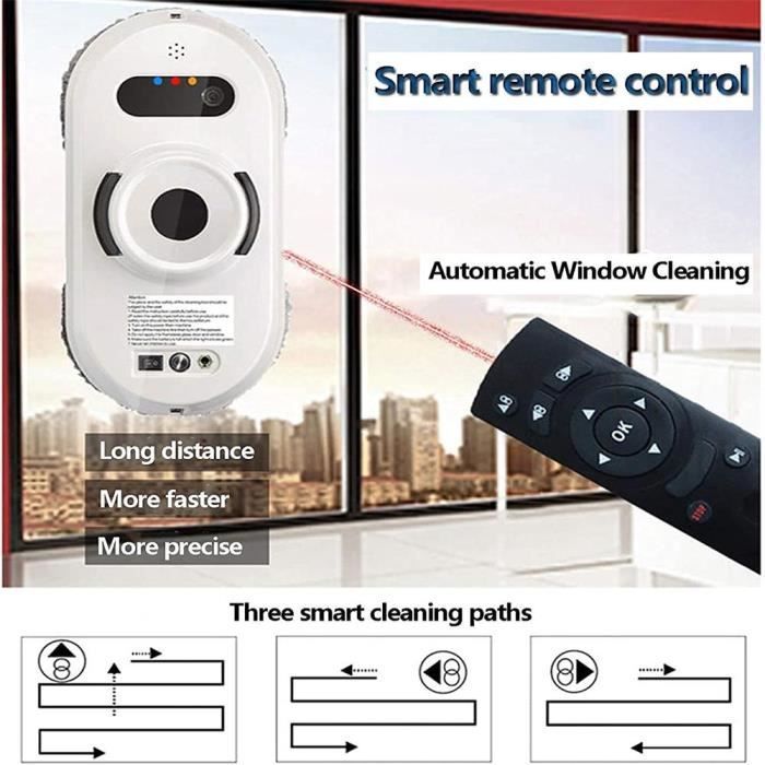 Robot Nettoyeur de Vitres Electrique Automatique Outil de Nettoyage
