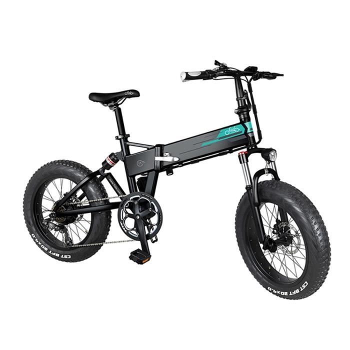 FIIDO M1 Vélo VTT VTC de routeélectrique de ville pliant Moteur 250W 7 vitesses 12.5Ah Affichage LCD 3 modes et roues de 20 pouces