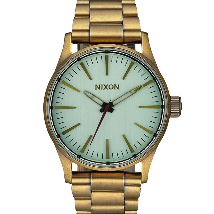 Montre cuivre et verte Sentry 38 SS pour homme