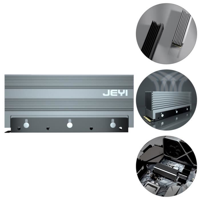 Aluminum Heating Sink Computer Accessory for M.2 2280 radiateur electrique fixe genie thermique - climatique - chauffage