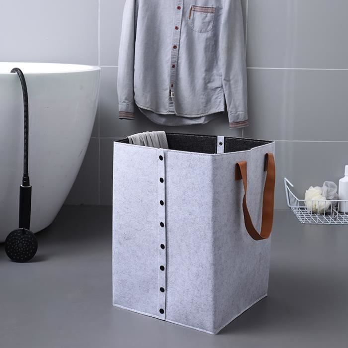 Panier à linge sale, panier à linge pliable, pour vêtements sales de salle de bain
