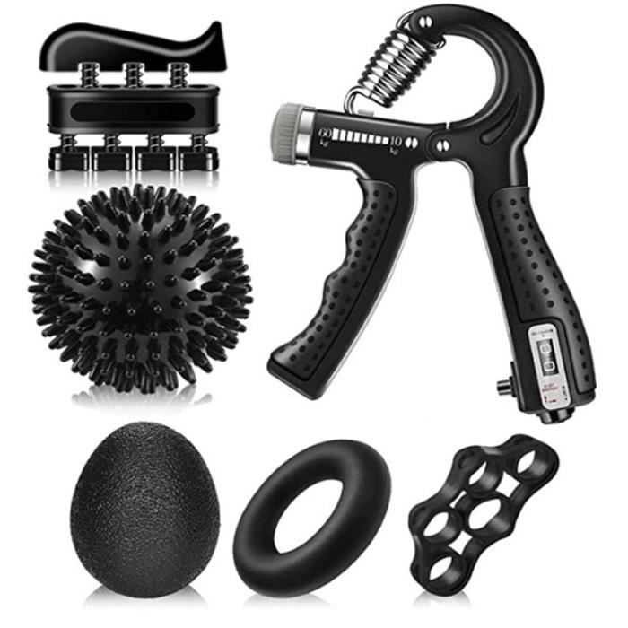 Comptage de la PoignéE Rehausseur Avant-Bras Poignet Kit de Musculation Exercice de Doigt PoignéE de Massage Balle éQuipement de
