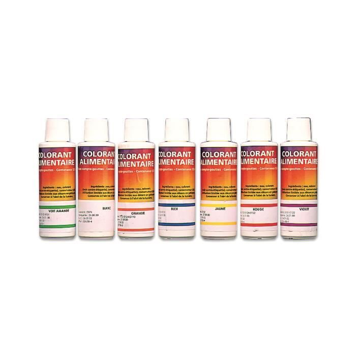 Colorant liquide alimentaire professionnel. Couleur vert menthe.