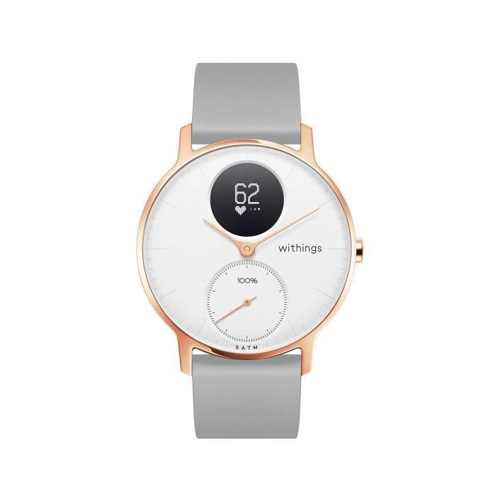 Withings Steel HR - Montre connectée hybride - Suivi de l'activité, du rythme cardiaque, des pas, des calories et du sommeil -