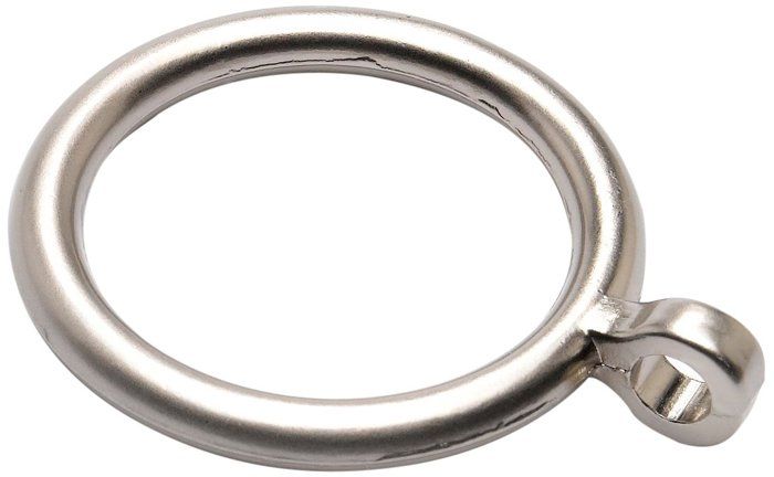 Bulk Hardware Bh03197 Silencieux de métal Rideau Draperie Pole Rod Bagues à oeil fixe, diamètre intérieur 23 mm (7/20,3 cm) de diamètre extérieur 32 mm (1.1/10,2 cm) – Chrome brillant, Lot de 8