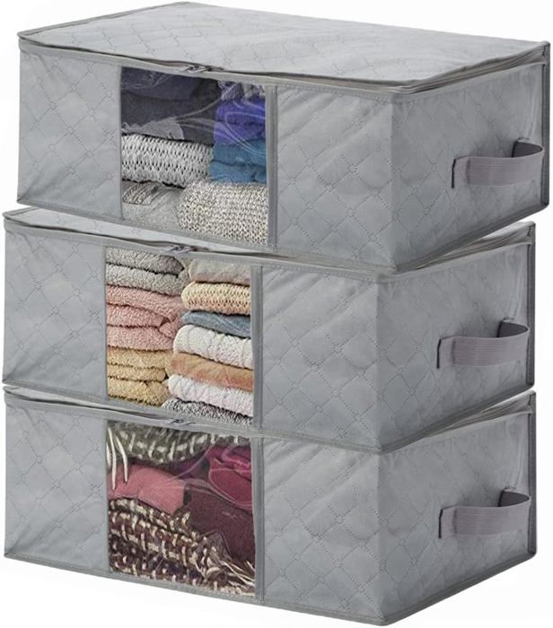 Unduetre Love Lot De 3 Boîtes De Rangement En Carton Recyclé Certifié