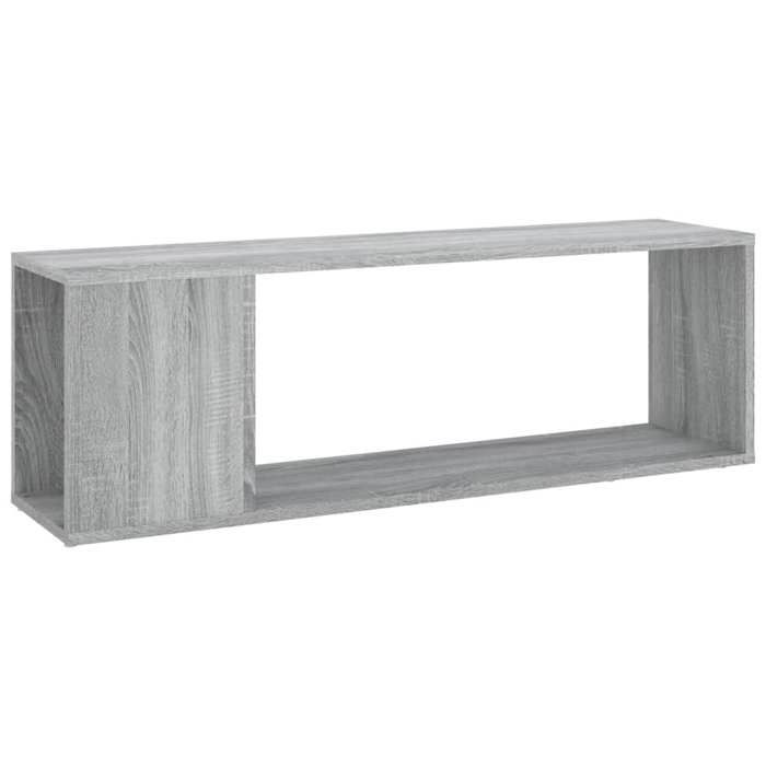 Meuble TV - Sonoma gris - 100x24x32 cm - Bois dingénierie LL140694