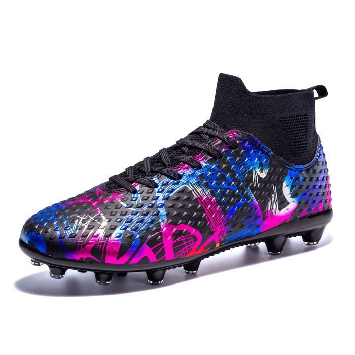 Crampons Football Enfant/Adulte Hautes Performances – Semelle AG/FG Longue Crampon, Respirants & Confortables