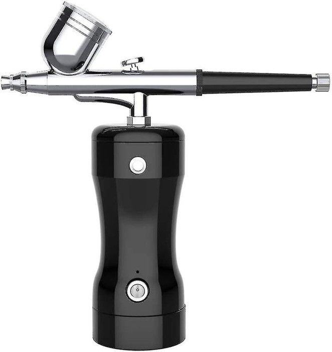 Kit Aérographe Portable Rechargeable GOEDCH - Avec Compresseur Intégré, Buse 0.3mm - Pour Nail Art, Maquillage, Décoration Gâteaux