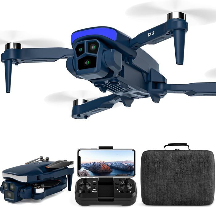 LE-IDEA Drone avec Camera 1080P pour Adultes, Mini Drone avec Double Camera, Positionnement Optique du Flux, Mode sans Tete, Drones - Jeux - Jouets LE-IDEA Drone avec Camera 1080P pour Adultes, Mini Drone avec Double Camera, Positionnement Optique du Flux, Mode sans Tete, Drones - Jeux - Jouets