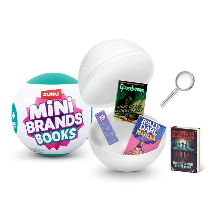 Figurine miniature - MINI BRANDS - Mini Single Books - 1 Capsule - 40 Minis iconiques - 95 cm