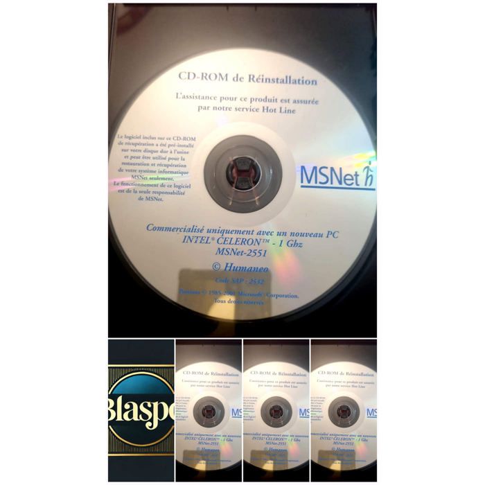 Acheter MSNet – CD-ROM de Réinstallation PC Disque seul Fonctionnel Sans boîtier Reconditionné - 13,00 € MSNet – CD-ROM de Réinstallation PC Disque seul Fonctionnel Sans boîtier Reconditionné - reconditionné disponible sur Cdiscount Seconde Vie
