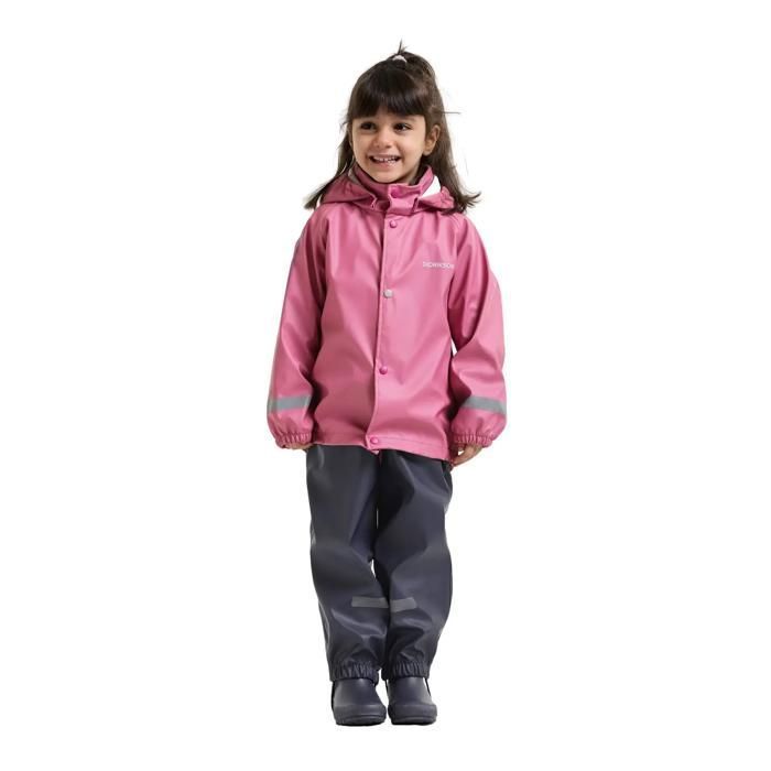 Ensemble veste et pantalon imperméable enfant Didriksons Slaskeman 4 - heather pink Ensemble veste et pantalon imperméable enfant Didriksons Slaskeman 4 - heather pink