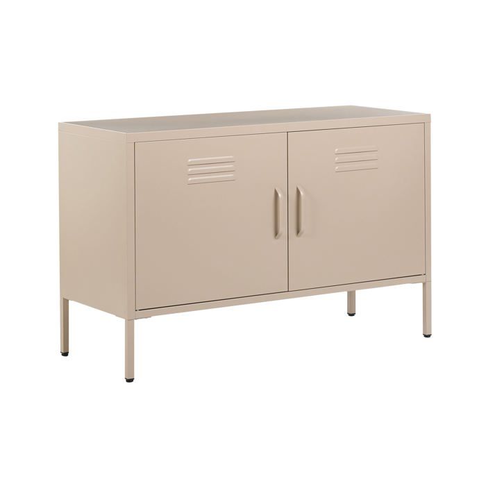 Meuble de rangement URIA Métal Beige Meuble de rangement URIA Métal Beige