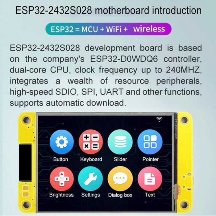 CH9102X USB 30Pin-ESP-WROOM-32 Nodemcu ESP32 6 000 Conseil ESP32-S ...