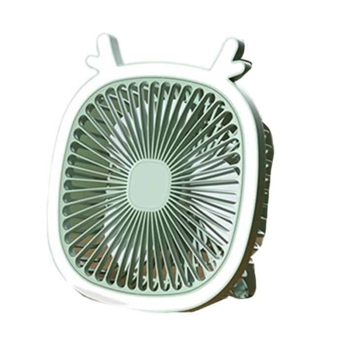 Ventilateur rechargeable neuf avec panneau solaire, port USB, lumière LED et 2 ampoules Original