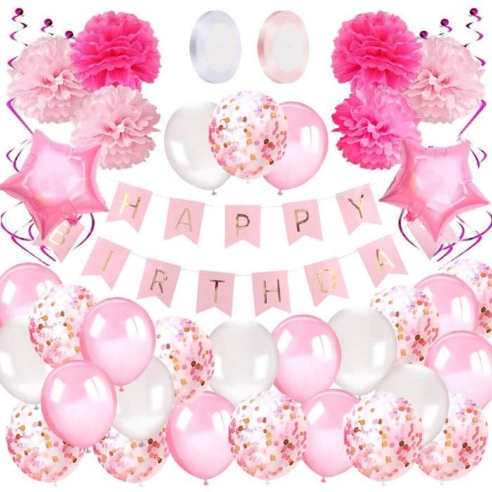 Decoration Anniversaire Fille 1 An Deco Anniversaire Fille Kit Avec Banderole Joyeux Anniversaire Ballons Sertie De Ballons Ro 703 Cdiscount Maison Decoration Anniversaire Fille 1 An Deco Anniversaire Fille Kit Avec Banderole Joyeux Anniversaire Ballons Sertie De Ballons Ro 703 Cdiscount Maison