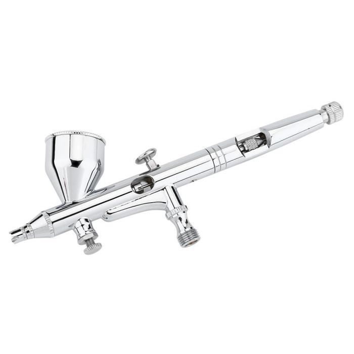 Kit Aerographe Double Action Pistolet Pulverisateur A Aiguilles Pour Art 0 2 0 3mm 0 5mm Pour Gateau Ongles Modele Xid Cdiscount Beaux Arts Et Loisirs Creatifs