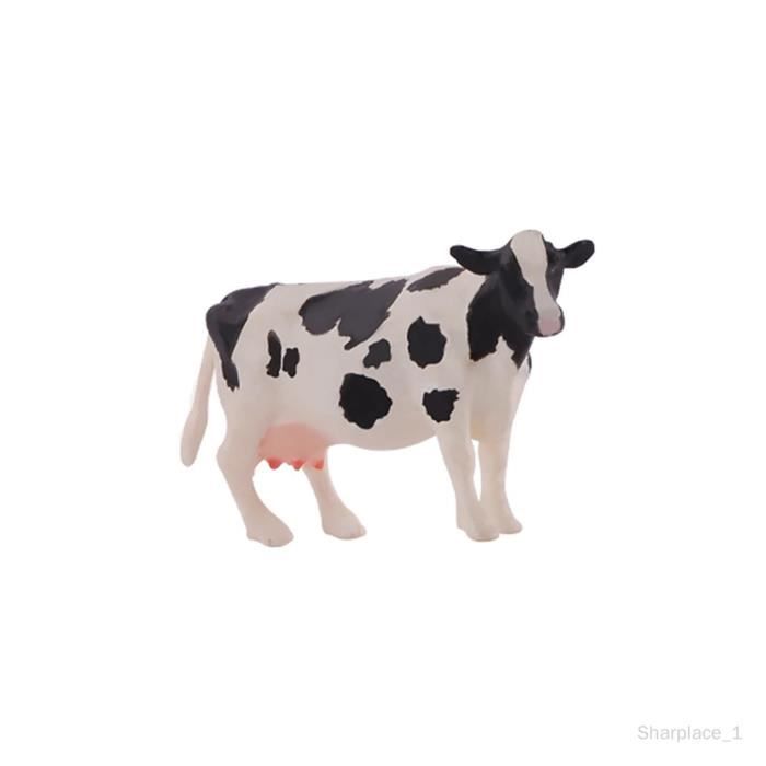 8 Pcs Ornement De Vache Miniature Vaches Miniatures Figurines Animales