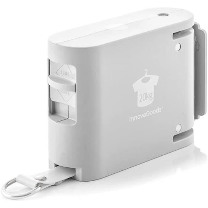 Corde à Linge Rétractable, 5,1m Fil A Linge Extérieur