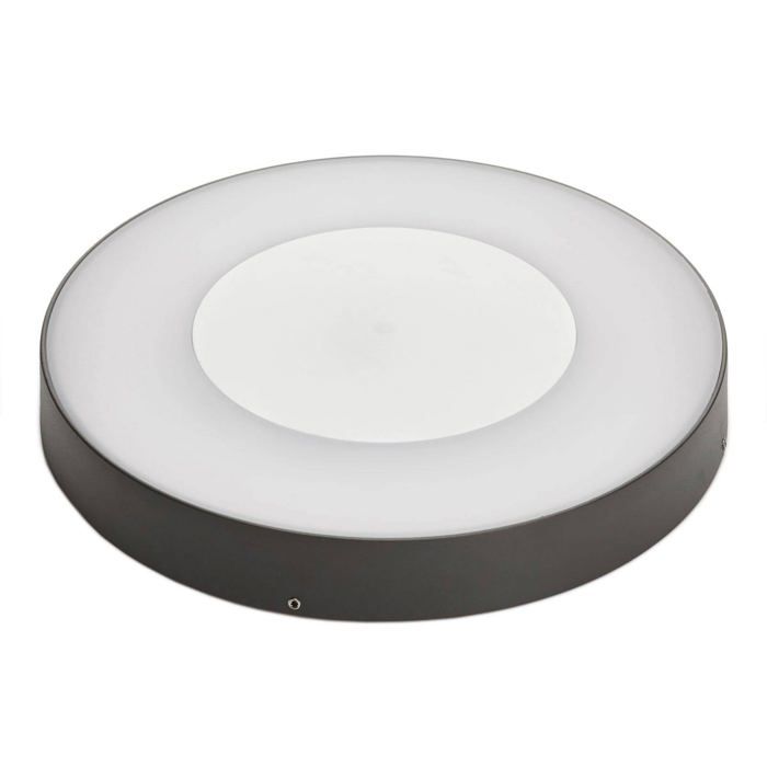 Plafonnier extérieur ampoules LED - Lucande - luminaire de plafond extérieur - - blanc gris foncé Plafonnier extérieur ampoules LED - Lucande - luminaire de plafond extérieur - - blanc gris foncé
