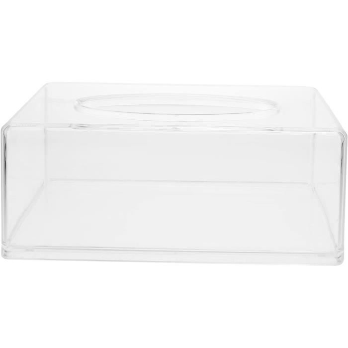 Porte-serviettes De Table Transparent Decoraparty - En Plastique, Forme Cœur 17x17x8 Cm, Pour Serviettes 16.5x16.5 Cm - 10