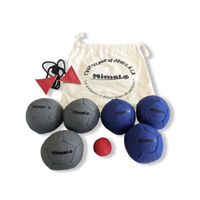 Kit Pétanque D'intérieur Et Extérieur - Boules Souples Et Tapis - Fabriqué En France - 9