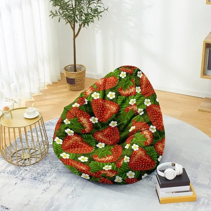 Pouf Poire Géant Foot – Canapé Balle De Football 3D, Sans Remplissage, Pour Salon & Chambre Enfant