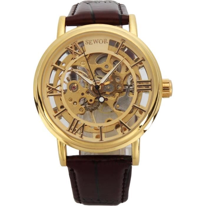 Montres mécaniques à discount remontage manuel homme