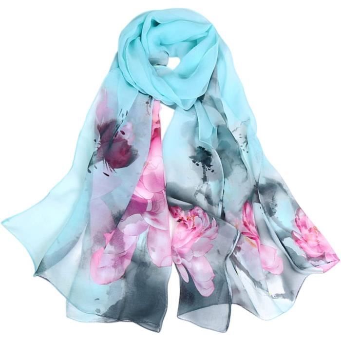 RUIXIB Écharpe Femme Hiver Écharpe Longue Chaude Châle Épais Femme