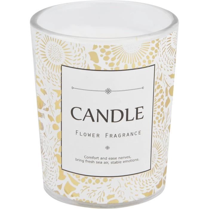 Coffret 3 Bougies Parfumées En Cire De Soja - Lavande, Vanille, Rose - 100% Naturel - Cadeau Femme Relaxant