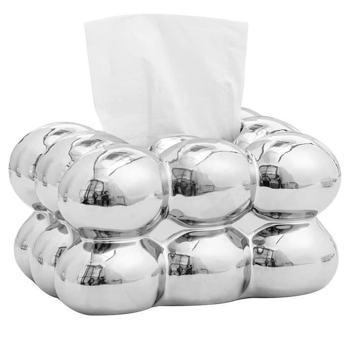 Boîte à Mouchoirs Céramique Blanche Élégante – Distributeur Décoratif Pour Salon & Salle De Bain