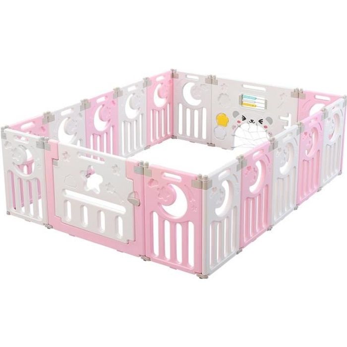 Parc Bebe En Plastique 14 2 Panneaux D Activite Et Porte Barriere Securite Enfant Pliable Rose Cdiscount Puericulture Eveil Bebe Parc Bebe En Plastique 14 2 Panneaux D Activite Et Porte Barriere Securite Enfant Pliable Rose Cdiscount Puericulture Eveil Bebe