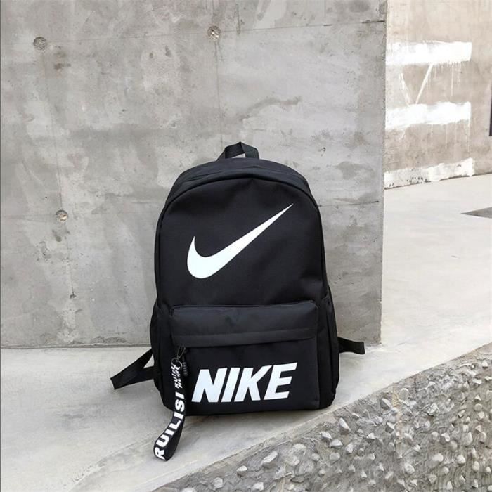 Nike SAC A DOS Cartable femmes homme Noir d'école Grande capacité