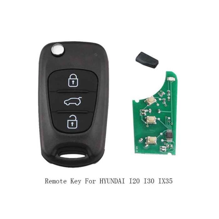 FSK 3 Boutons, Puce 7961A  ID46 , 433 Mhz, Lame HU83  407  Avec Logo Coque De Cle A Distance Renault