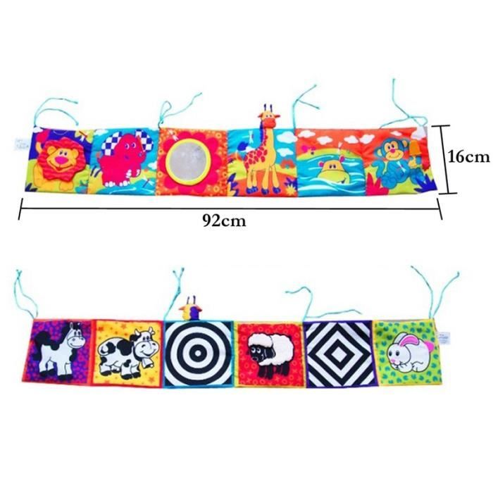Livre D Eveil Bebe En Tissu Jouet Intelligent Apprentissage Precoce Autour De Lit Livre Animaux Cdiscount Puericulture Eveil Bebe