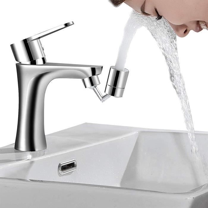 Robinet De Cuisine Anti-éclaboussures Avec Filtre à Eau Et Bec Rotatif - Pratique Et Moderne