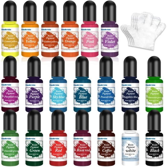 Pigment Colorant Pour Résine époxy - 10 Ml, Violet, Création Et DIY