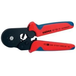 Pince à sertir à réglage automatique 180mm - pour embouts de câbles selon DIN 46228 Partie 1 + 4
