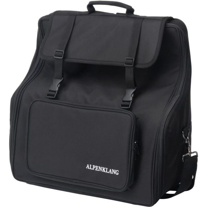 Spallacci Zaino Sac Accordéon Alpenklang III/72 Noir - Protection 10mm - Hydrofuge - Poche équipement Alpenklang Qualité
