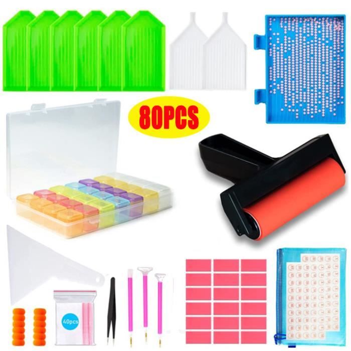 Kit De 8 Stylos Diamant Rose BYX - Pour Broderie Diamant, Résine Haute Qualité, Ergonomique