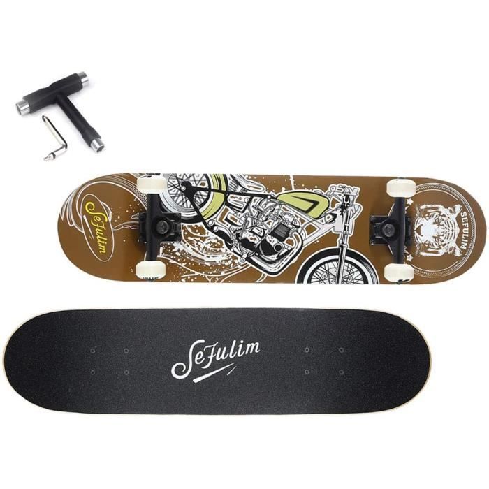 Skateboard Complet Blind - Planche 7,5 Pouces Aqua - Pour Adultes Et Enfants Débutants - Roulements Et Trucks Inclus - Neuf