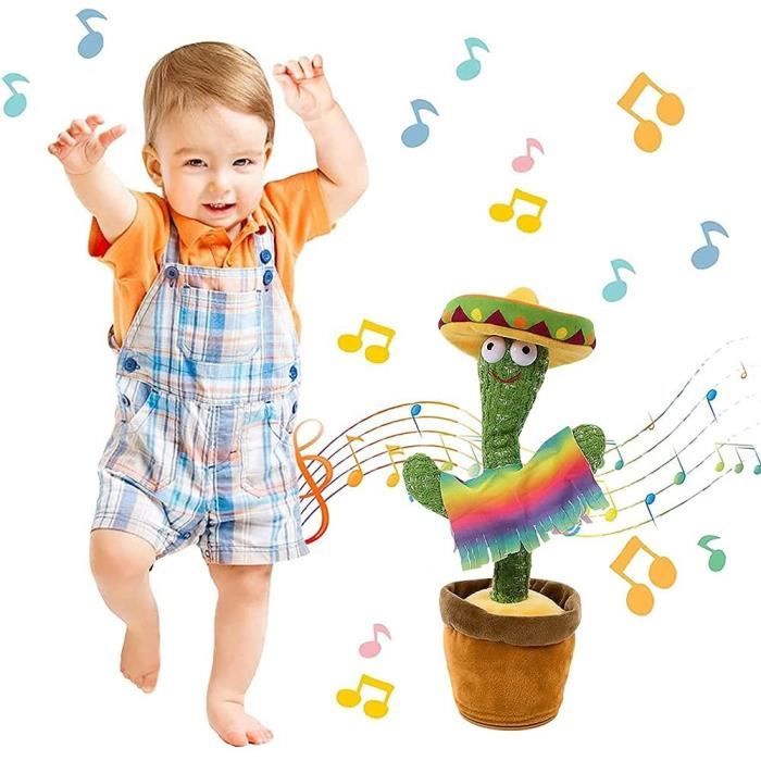 A- Life dansant - Cactus dansant - Jouet en peluche interactif - Jouets  pour Bébé 