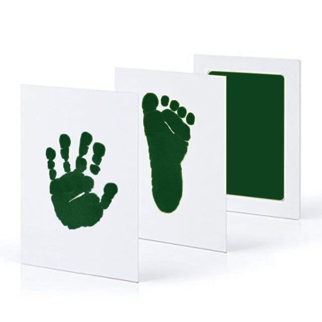Couleur vert foncé Empreintes de mains et de pieds de bébé avec cadre,  tampons pour empreintes de nouveau-né, - Cdiscount Puériculture & Eveil bébé