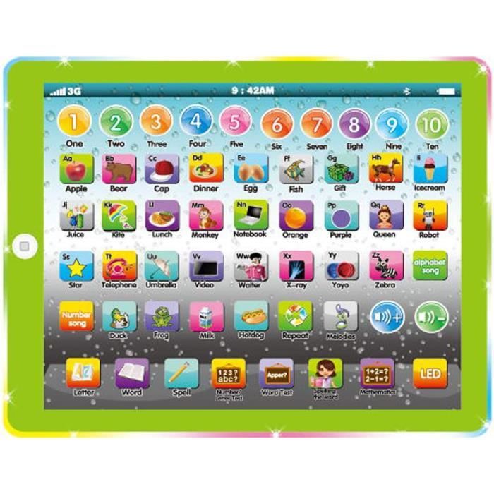 Jouet de lettre de document arabe pour enfants,planche 3D en bois,puzzles d'alphabet Montessori,apprentissage alth- 1 pcs[A5614] - Jeux - Jouets