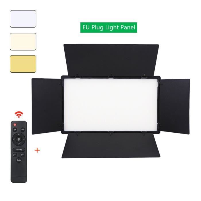 Anneau lumineux, panneau LED de 17 pouces, télécommande, Kit déclairage