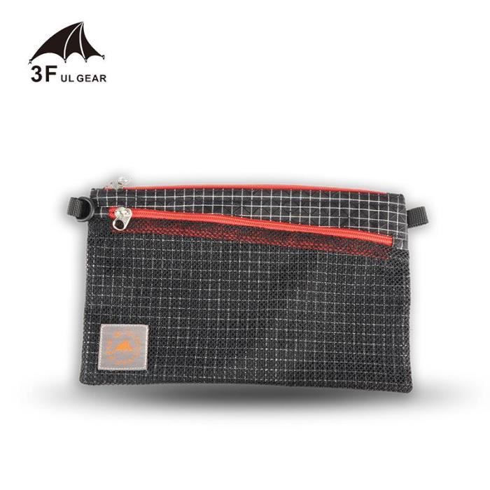 Poche De Rangement Zippée Osprey Pack Pocket - Noir - Nylon Léger - Dimensions 13x23x2 Cm - Neuf