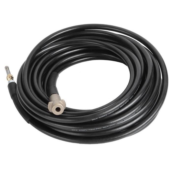 Tuyau De Nettoyage De Canalisation 100 Pieds (30m) 1/4" NPT - Pour Déboucheur Haute Pression (5800 PSI)