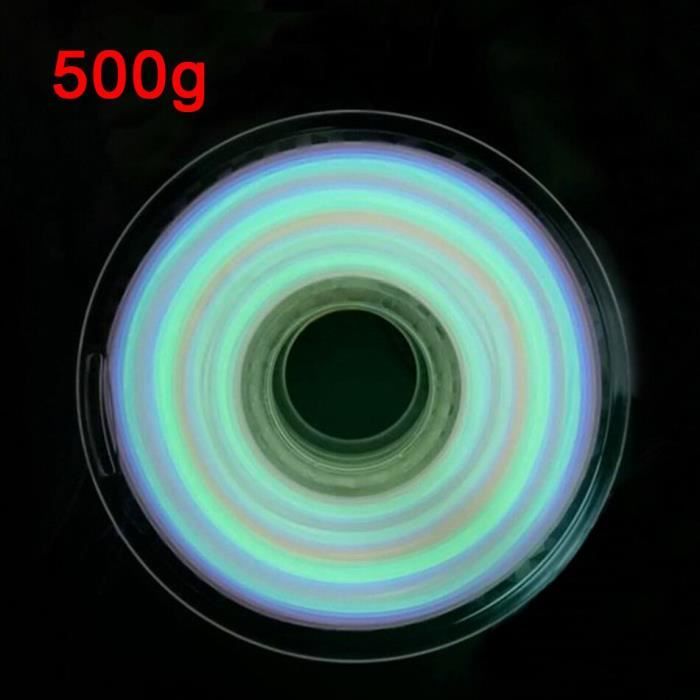 Filament imprimante 3D,Filament PLA phosphorescent pour impression 3D,  impression par Sublimation - Type Rainbow Glow- 500g - Cdiscount  Informatique